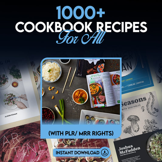 10,000+ Cookbook Recipes Bundle – PLR & MLR Resell Rights | All Occasions Digital Cookbook